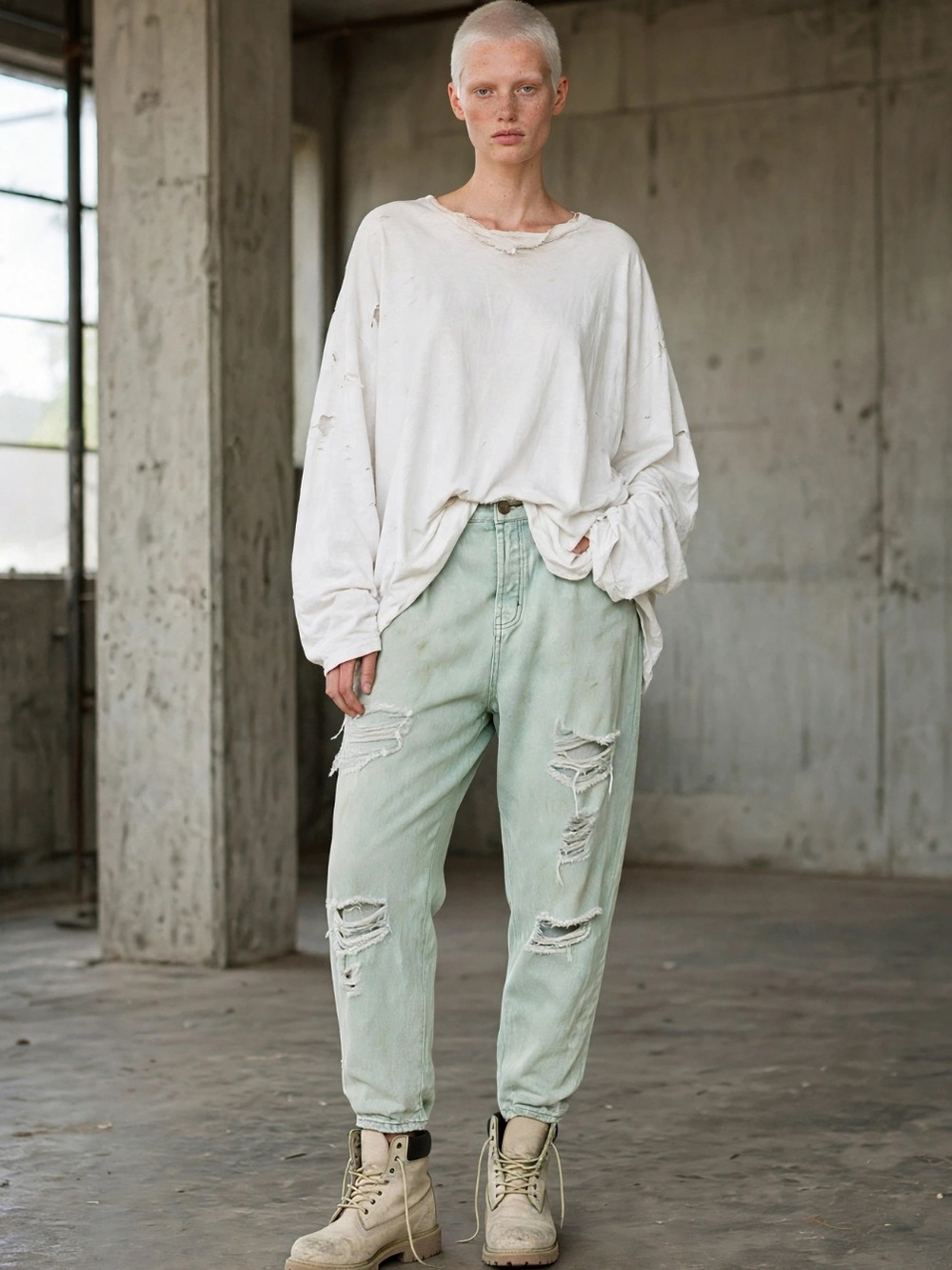 One Teaspoon baggy distressed jeans